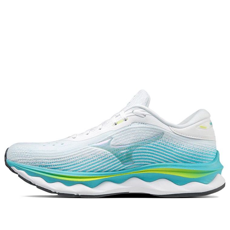 (WMNS) Mizuno Wave Sky 5 'White Blue Curacao' J1GD210200