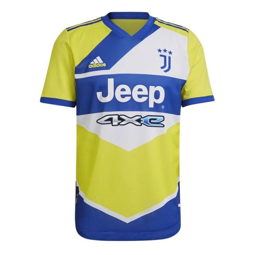 adidas Juventus 21/22 Third Authentic Jersey 'Shock Yellow' GM7175