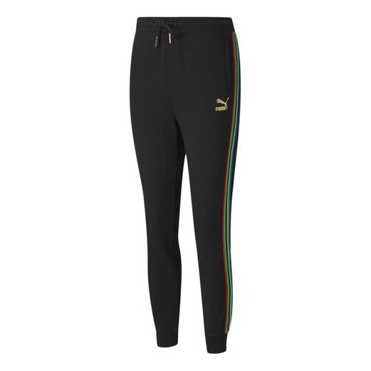 (WMNS) PUMA World Resonance Series Drawstring Knitted Trousers 599062-51