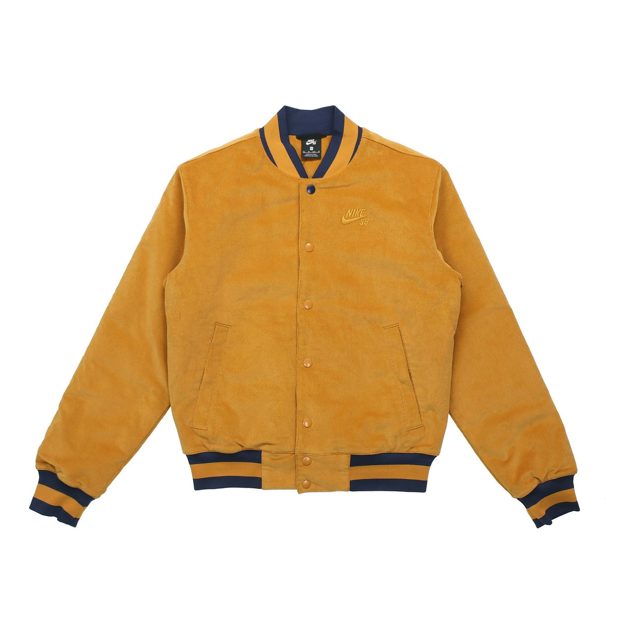 Nike corduroy Skateboard Sports Jacket Yellow CK5445-712