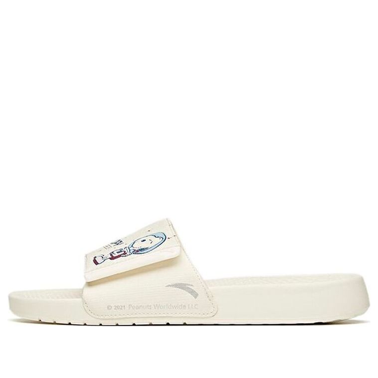 ANTA x Snoopy Life Series Slides 'White' 912126993-3