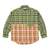 Palace Fw23 Checkmate Drop Shoulder Shirt 'Green' P25SHT019