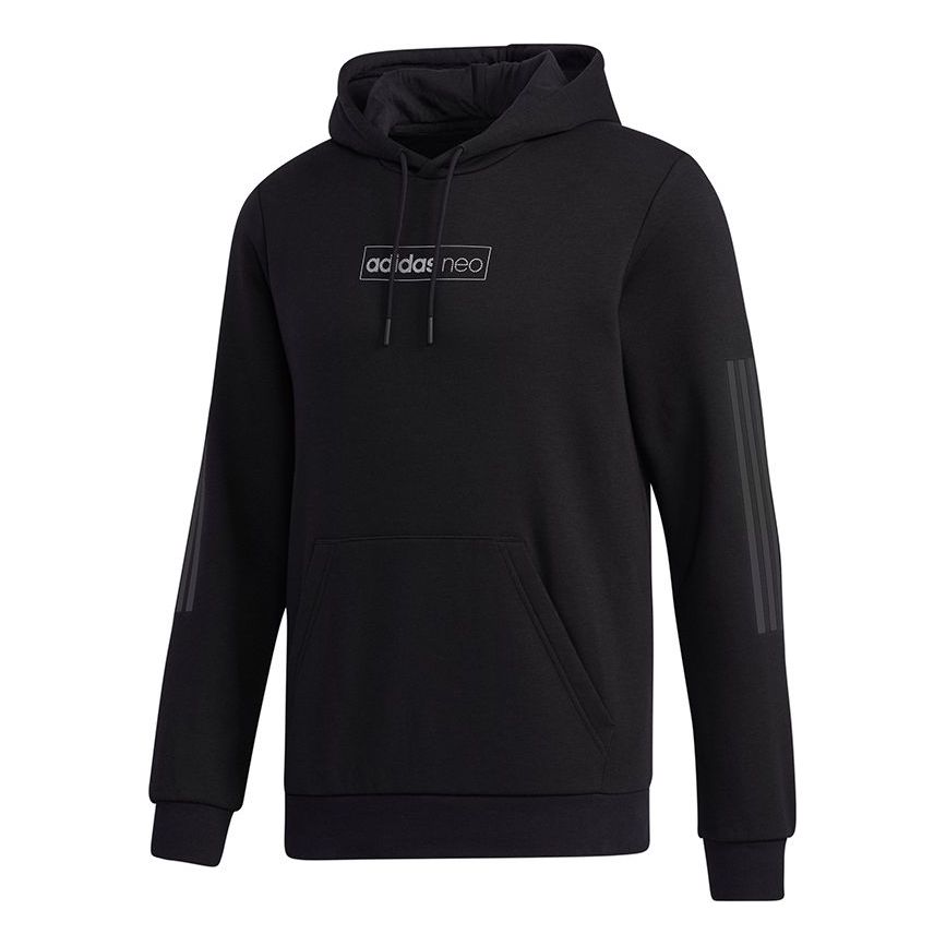 Men's adidas neo Fav Dec Hd Casual Sports Pullover Black GK8771