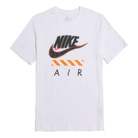 Nike Air Casual Sports Breathable Round Neck Short Sleeve White CT6533-100