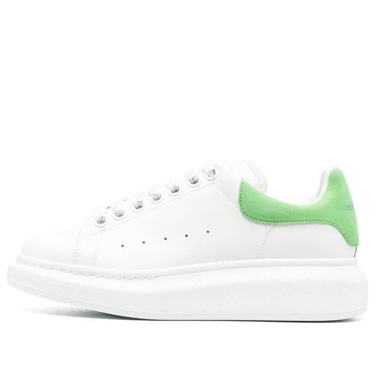 (WMNS) Alexander McQueen Oversized Shoes 'White Acid Green' 718139WHGP78964