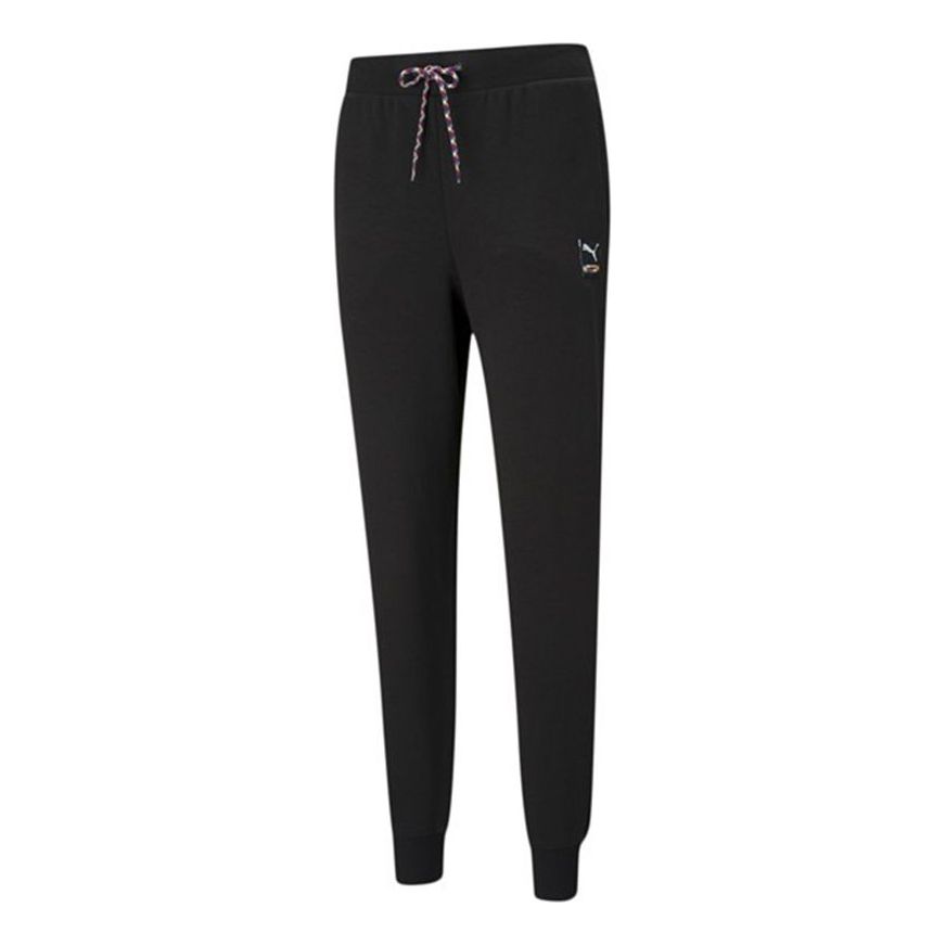 (WMNS) PUMA Pi Knit Sports Trousers Black 531355-01