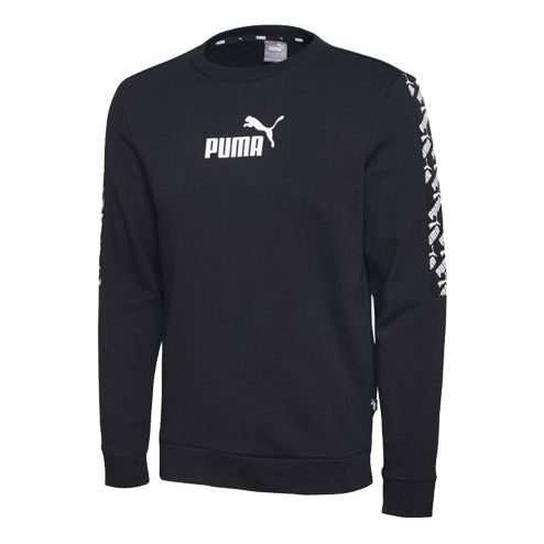 PUMA Classic Printing Round Neck Black 584096-01