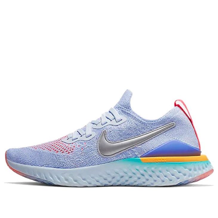 (GS) Nike Epic React Flyknit 2 'Aluminum' AQ3243-414