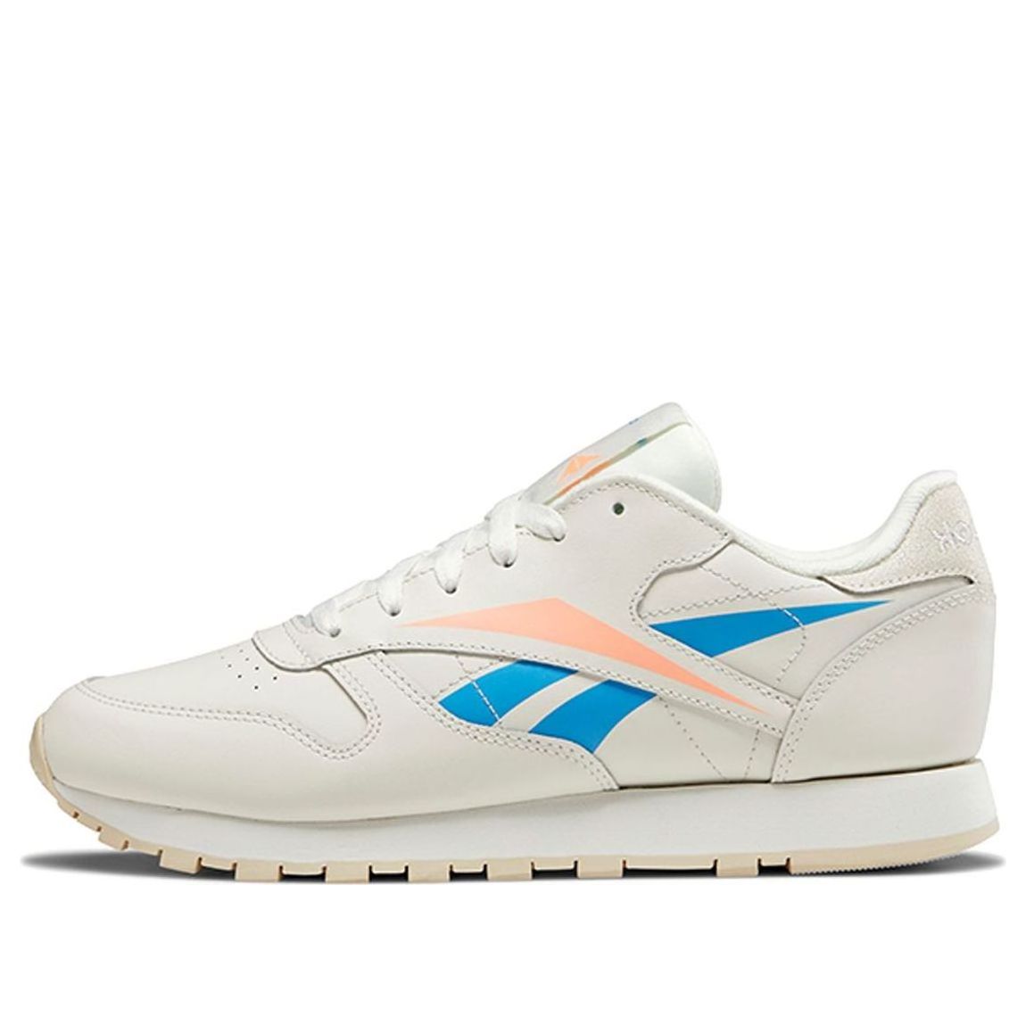 (WMNS) Reebok Classic Leather Sports Casual Shoes 'White Blue' DV8500