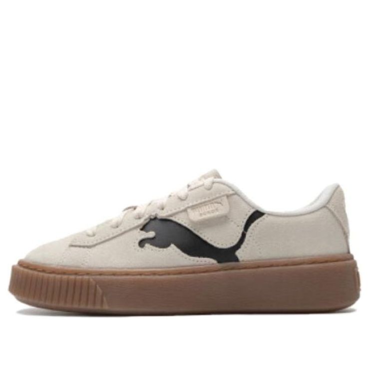 (WMNS) PUMA Suede Platform Shoes 'Beige Brown' 397233-02