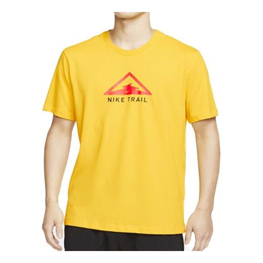 Nike AS Men's NK Dry Tee Trail Speed Yellow CT3858-735
