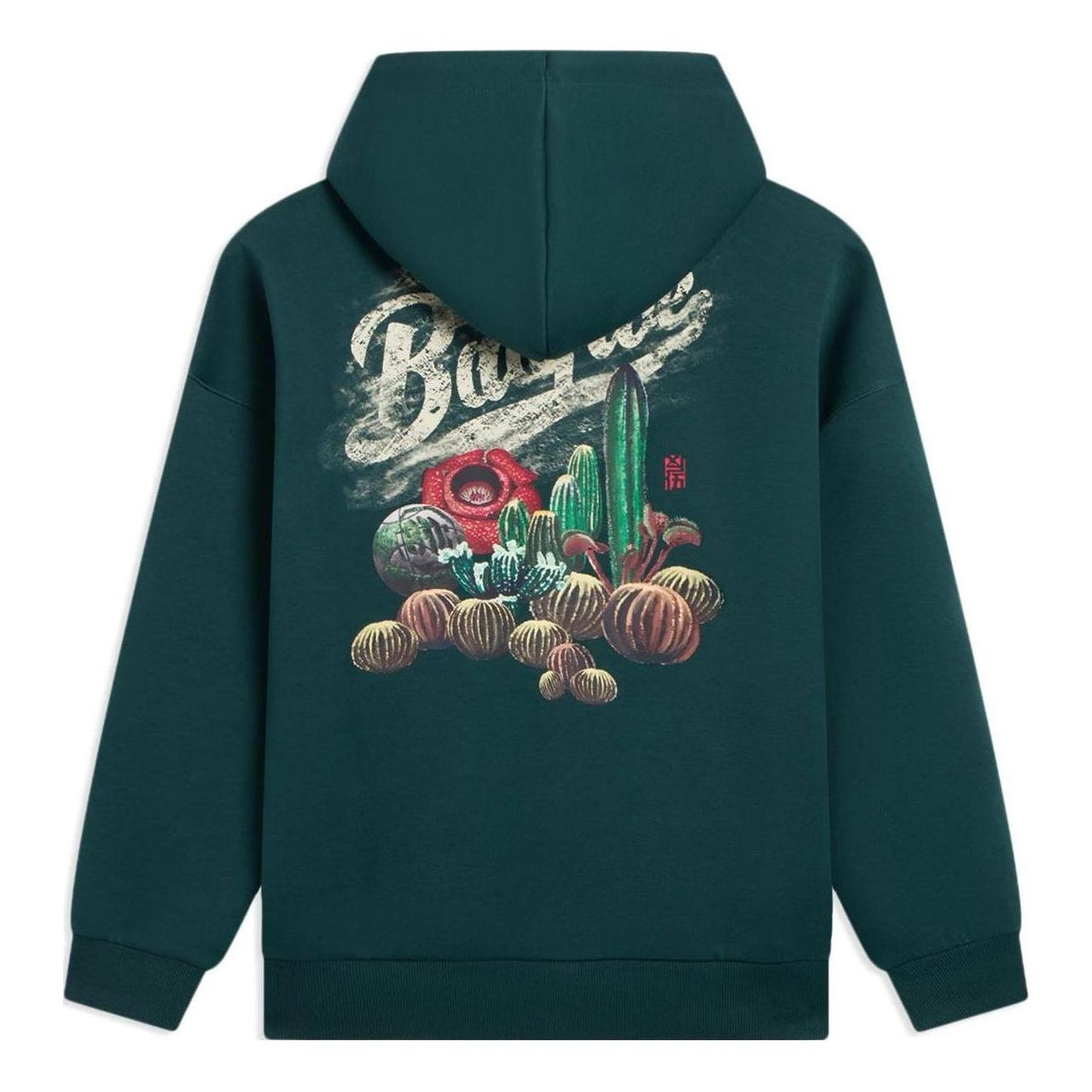 Li-Ning BadFive Graphic Hoodie 'Forest Green' AWDS657-5