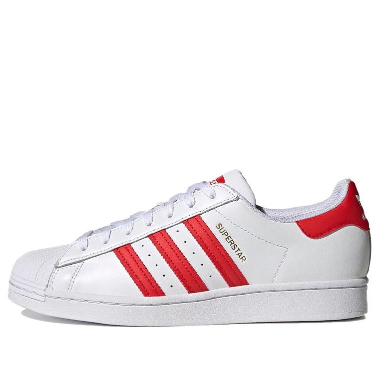 adidas Superstar 'White Vivid Red' H68094