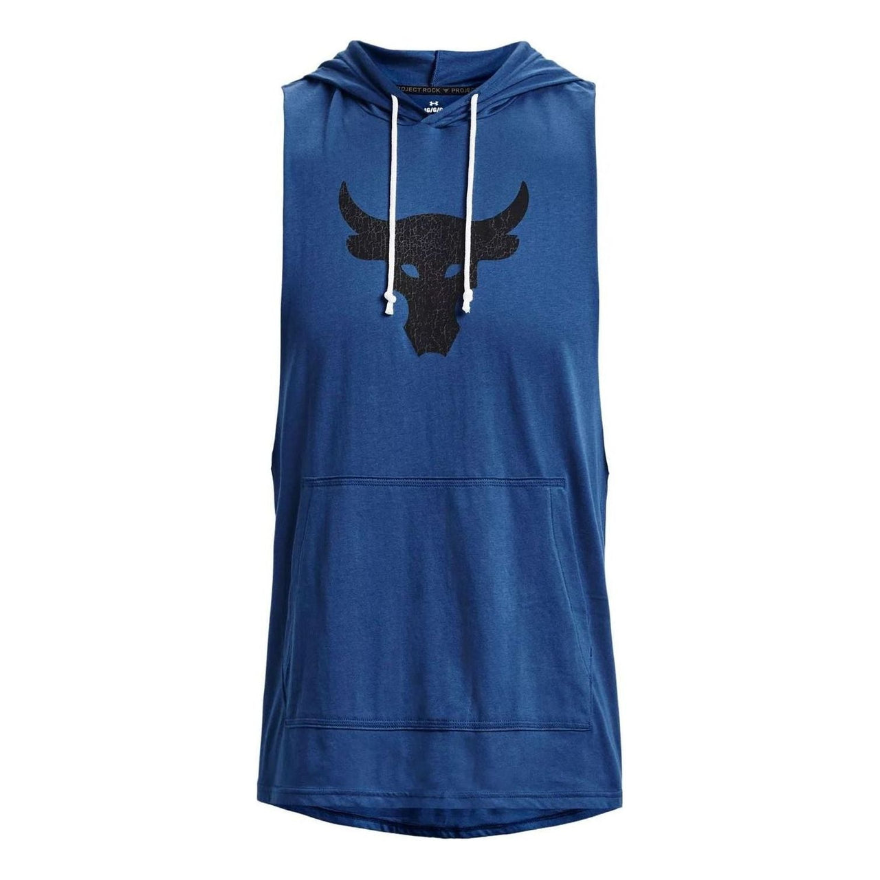 Under Armour Project Rock BSR Bull Sleeveless Hoodie 'Blue Black' 1376939-471