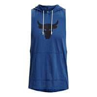 Under Armour Project Rock BSR Bull Sleeveless Hoodie 'Blue Black' 1376939-471