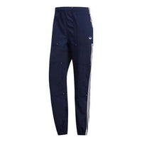 adidas originals Asw Workwear Splicing Contrasting Colors Cargo Long Pants Navy Blue ED6251