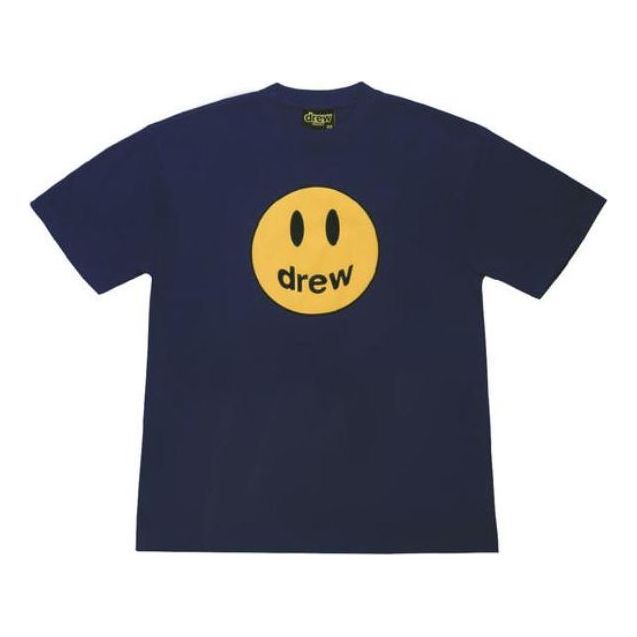 Drew House Mascot Smiling Face Short Sleeve Unisex Royal blue DR-SS20-023