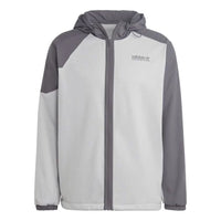adidas originals Adventure Winter Fabric Mix Hoodie 'Grey' HK5020
