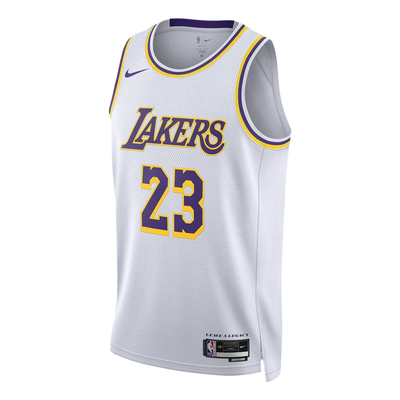 Nike NBA LeBron James Los Angeles Lakers 2022/23 Association Edition Swingman Jersey #23 DN2081-103