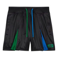 (WMNS) Air Jordan x Aleali May Crossover Basketball Sports Contrasting Colors Drawstring Splicing Shorts Black DC2433-010