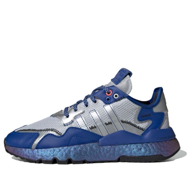 (WMNS)adidas Nite Jogger 'Silver Metallic Royal Blue' EG3360