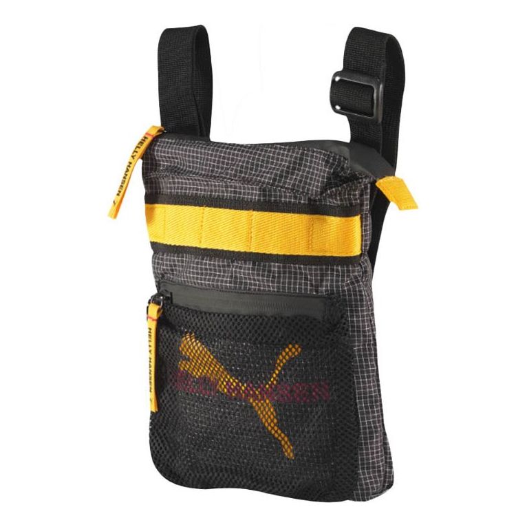 PUMA x HELLY HANSEN Portable Shoulder Bag 'Black Yellow' 077195-01