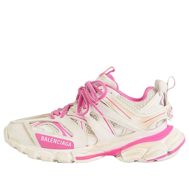 (WMNS) Balenciaga Track Sneaker 'White Fluo Pink' 542436W1GC39055