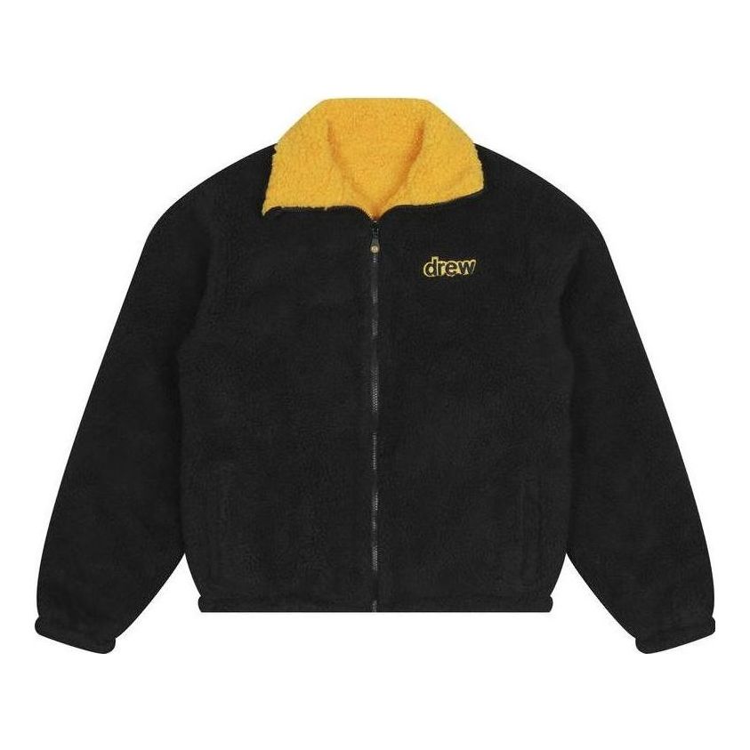 Drew House Reversible Zip Up Jacket 'Black Yellow' DR-SS22-277