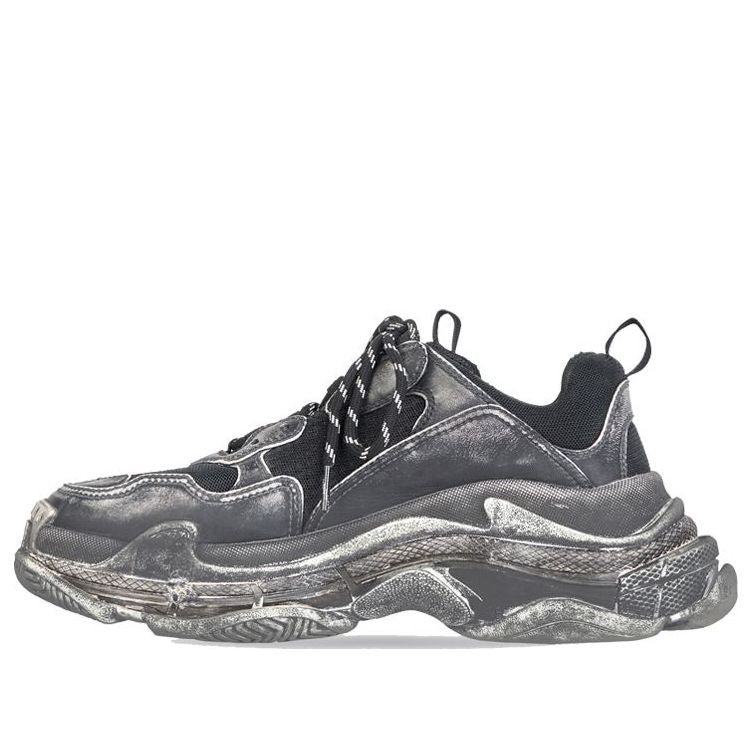 (WMNS) Balenciaga Triple S Sneaker 'Faded Black' 524039W3CN31000