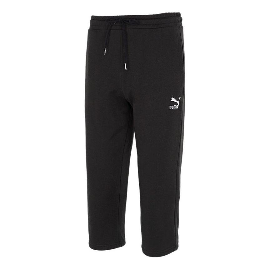 PUMA Active Woven 3/4 Pants 'Black White' 531466-01