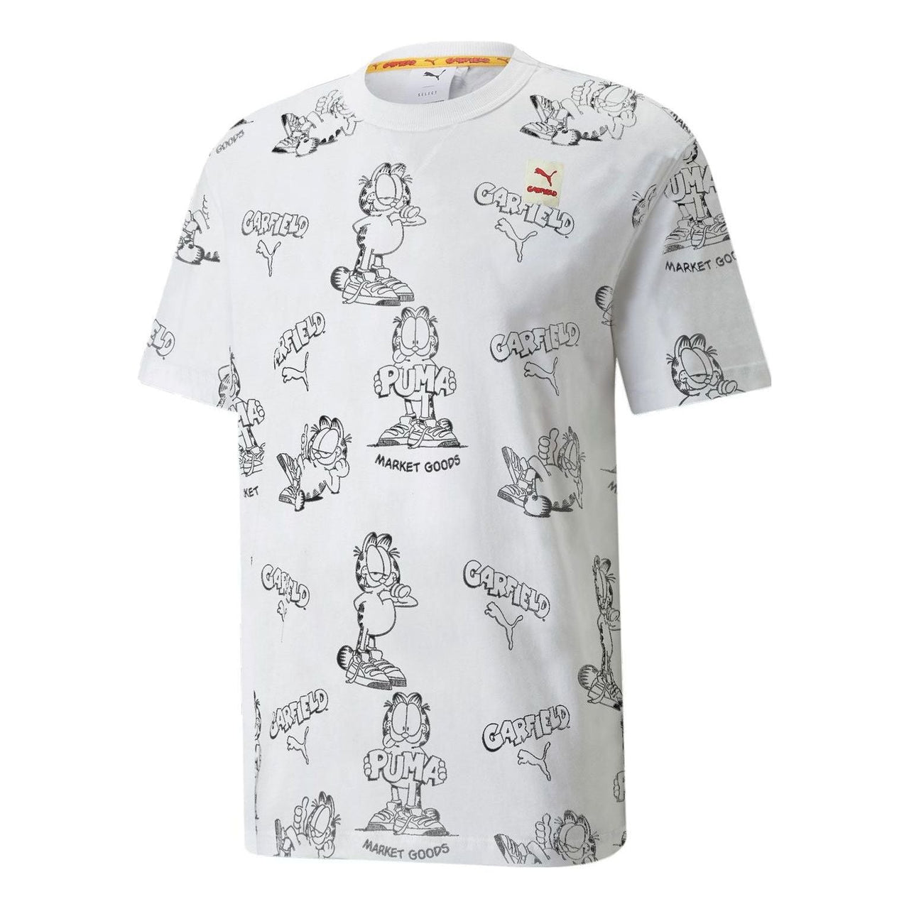 PUMA x GARFIELD Printed Tee 'White' 534434-02