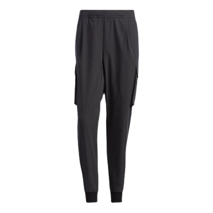 Men's adidas Loose Sports Running Cargo Casual Pants/Trousers Black H39859
