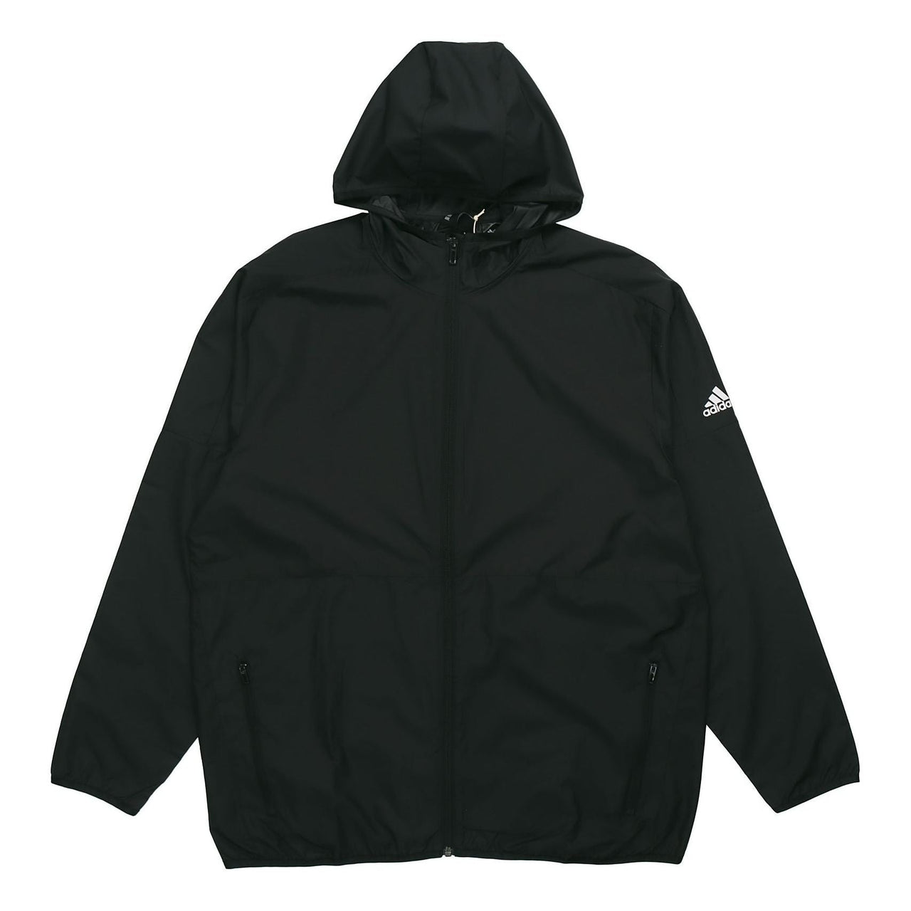 adidas Windbreaker Hooded Jacket 'Navy Blue' FM5345
