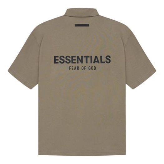 Fear of God Essentials SS21 Polo Shirt 'Taupe' FOG-SS21-550