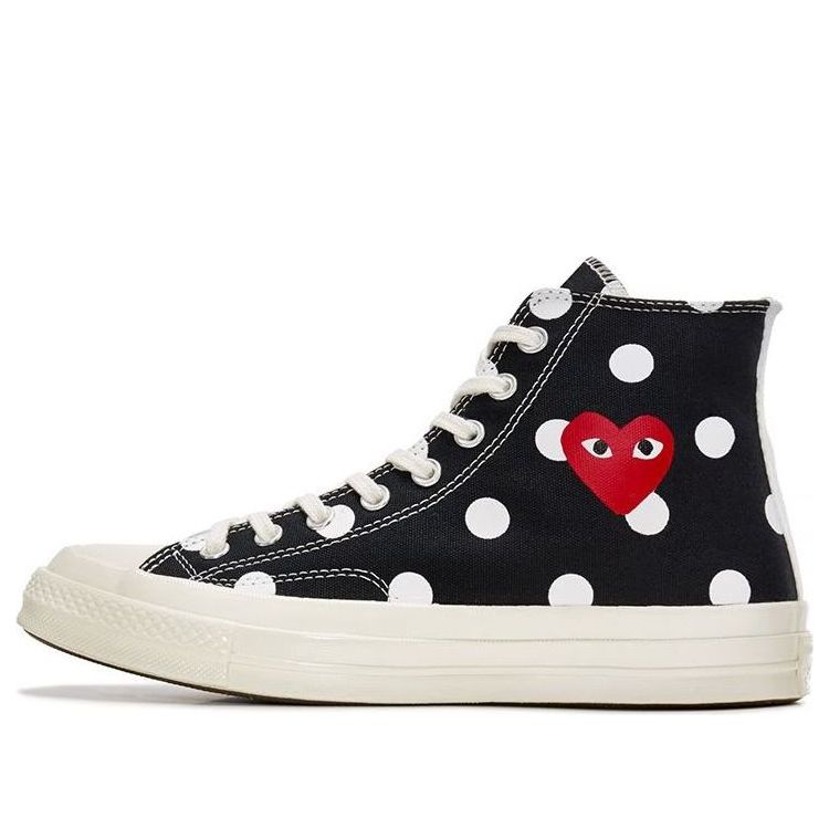 Converse x COMME des GARCONS PLAY Chuck 70 Hi 'Black Polka Dot' 157250C