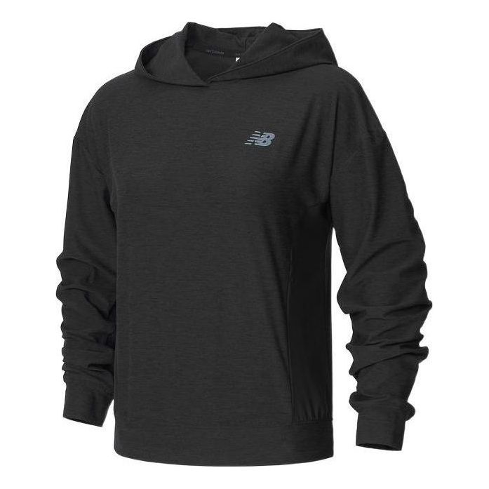 (WMNS) New Balance Sport Spacedye Hoodie 'Black' WT21450-BKH