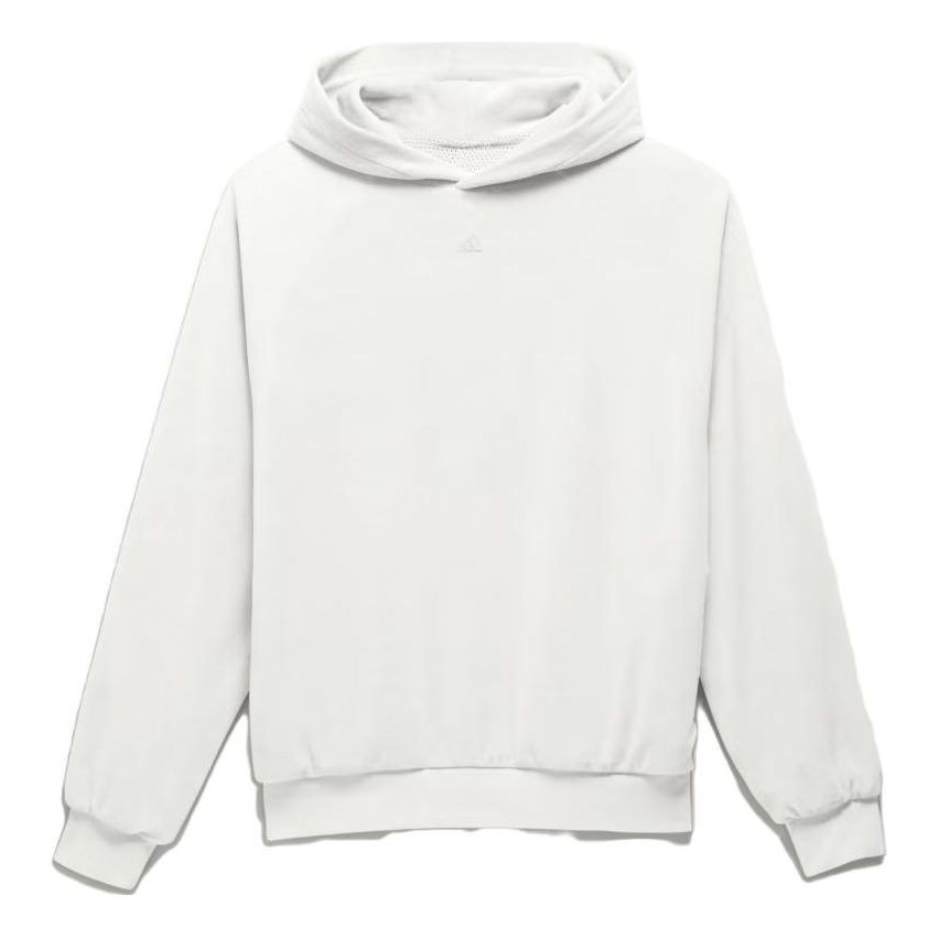 adidas Originals One Basketball Unisex Velour Hoodie 'White' IA3457