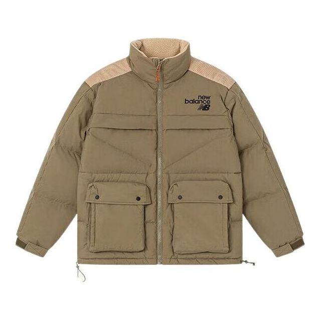 New Balance Winter Down Jacket 'Olive Green Beige' AMJ24353-CGN