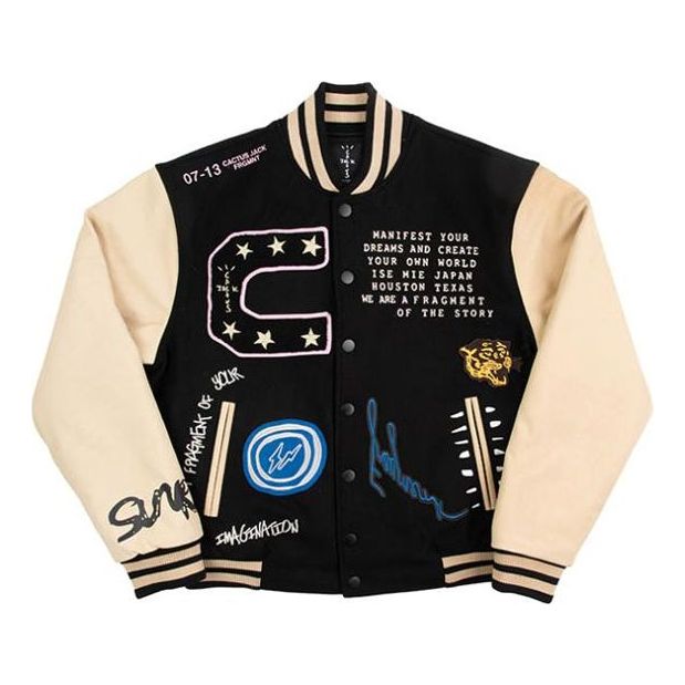 Travis Scott x Fragment Cactus Jack Jacket 'Manifest Letterman' CJFN-SS20