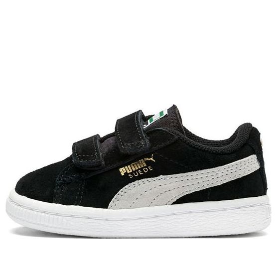 (PS) PUMA Suede 2 Straps 'Black White' 356274-01