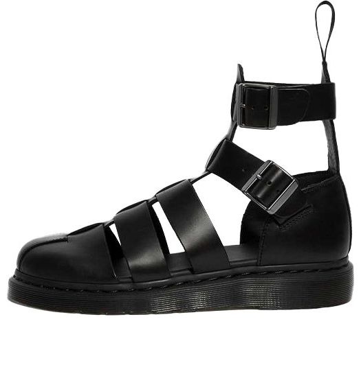 Dr. Martens Geraldo Leather Gladiator Sandals Black 15696001