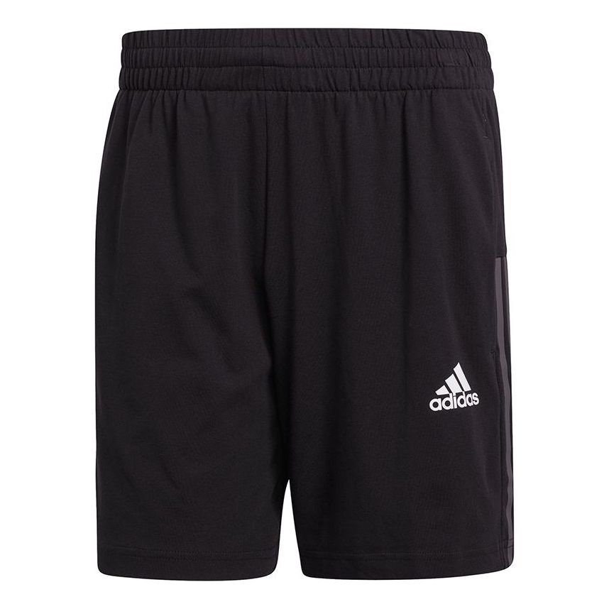 adidas M Dk Sho Contrasting Colors Stripe Training Sports Shorts Black GP8606