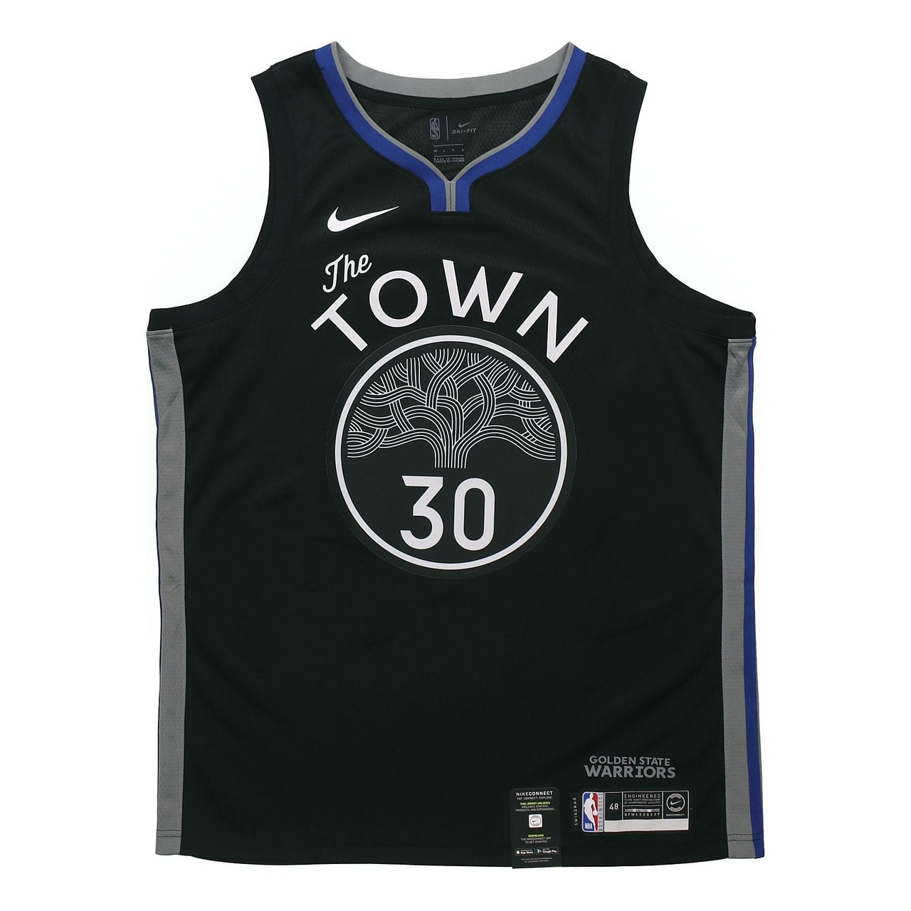 Nike NBA City limited Jersey SW Fan Edition 2019-2020 Season Golden State Warriors Curry 30 Black AV4638-014