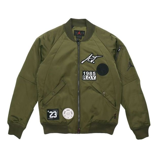 Air Jordan MA-1 Patch Logo Jacket Green CK1358-395