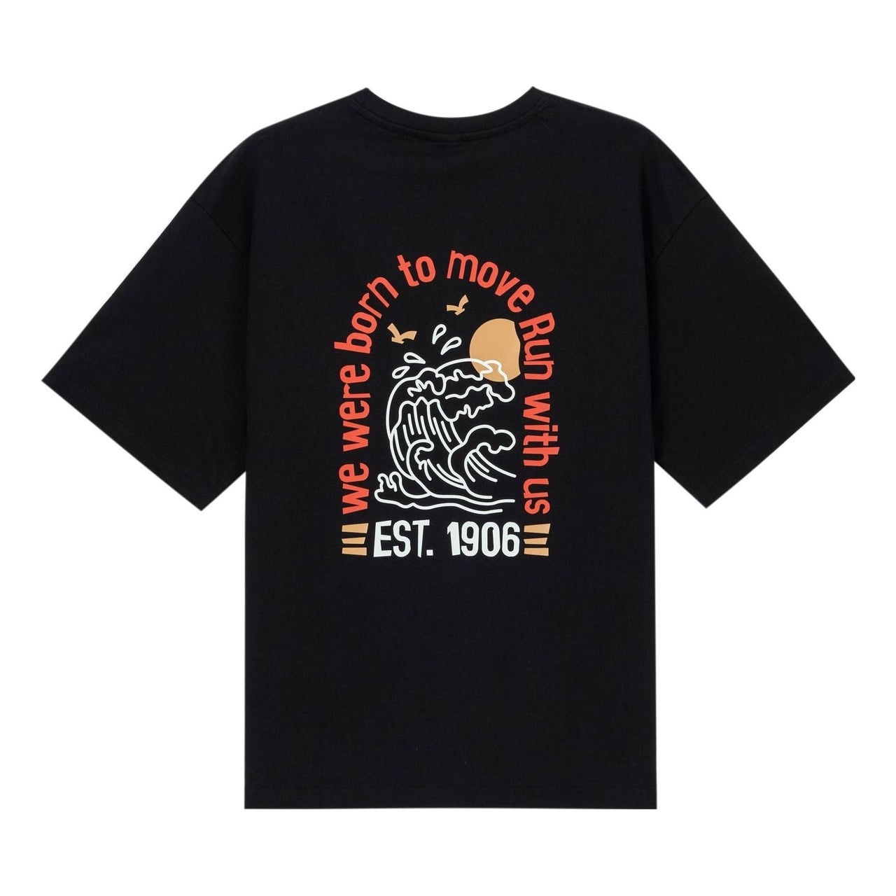New Balance Cartoon Logo T-shirt 'Black' AMT32363-BK