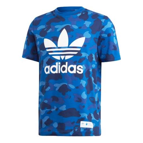 adidas x A Bathing Ape adicolor Camo T-Shirt 'Blue' DP0194
