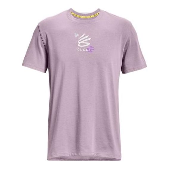 Under Armour Curry 3'S Hvyweight T-shirt 'Lilac' 1376275-554