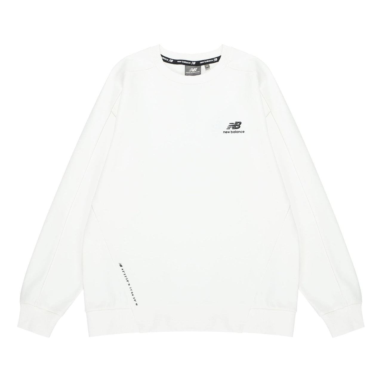 New Balance Crew Neck Logo Sweatshirt 'White' 5CC38623-IV