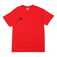 Nike ACG Small Logo Casual Short Sleeve Large Red BQ7343-657