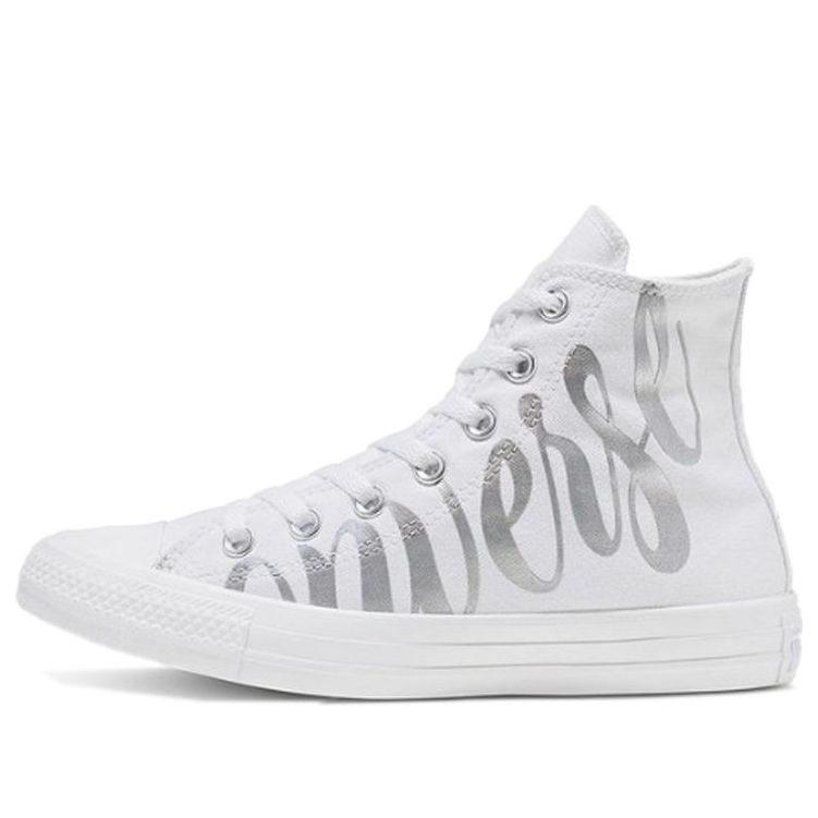 (WMNS) Converse Chuck Taylor All Star Iridescent Star High Top White 566176C